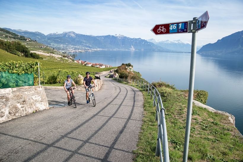 Le tour du Lac Leman a velo
